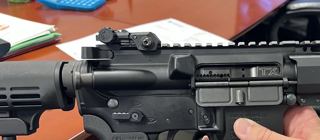 TXSwiss TX1 AR-15 billet aluminum lower receiver — contract firearms manufacturing in Conroe, Texas, CAGE Code 81YN7
